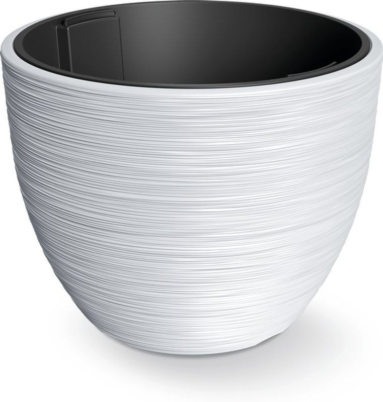 Prosperplast Blumentopf FURU in Weiß, Kunststoff, B: 44,5 cm, H: 56,9 cm - Bild 1