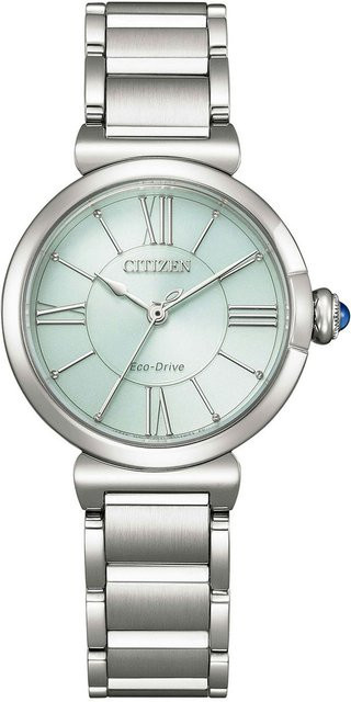 Citizen Armbanduhr, Solar, Edelstahl, Grün, 30 mm, Damen - Bild 1
