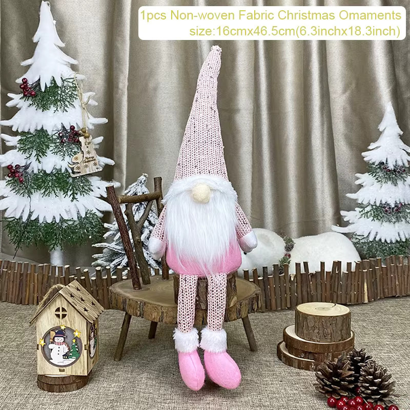 WEIGAO Weihnachtsgnom Gesichtslose Weihnachtspuppe als Dekoration für Zuhause und Kindergeschenk - Bild 3