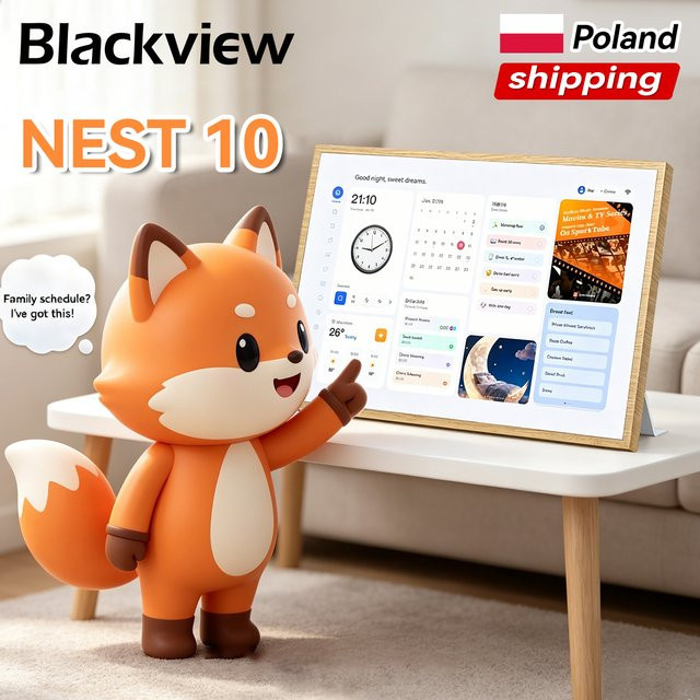 Blackview Nest 10 Digitaler Kalender mit 10,1 Zoll HD+ IPS Weitwinkelbildschirm, 2GB RAM, 32GB ROM, Android 11 und WIFI - Bild 1