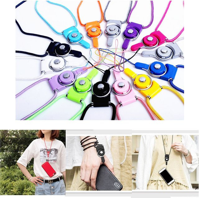 Flexible Handy-Halskette als Hängegurt für iPhone und Samsung in Multicolor, 5 oder 10 Stück - Bild 1