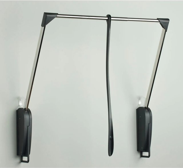 Servetto Kleiderlift Innominato Schwarz Verchromt Höhe: 620-950 mm - Bild 1