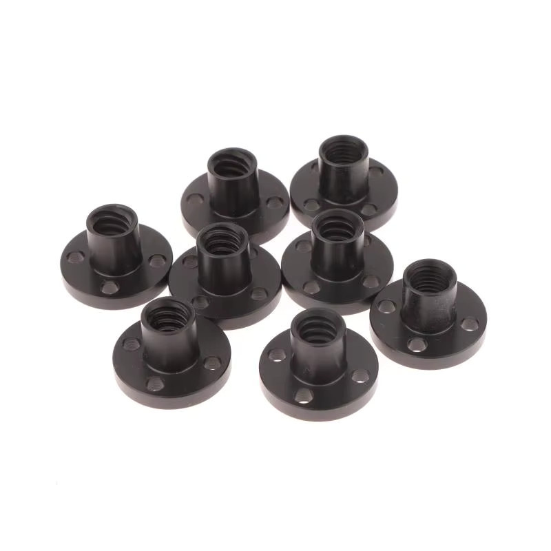 JTZTF 2er-Set T8 Trapezgewindemutter aus POM in Schwarz für 3D-Drucker Z-Achse - Bild 2