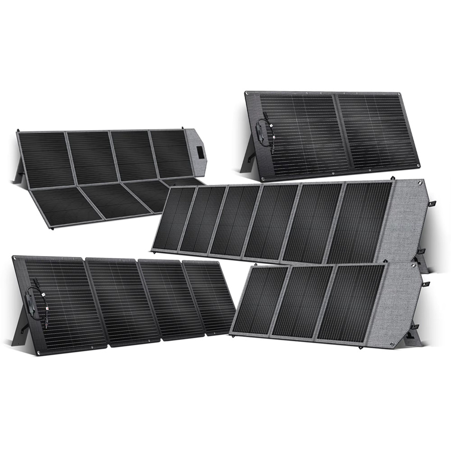 CTOLITY Tragbares faltbares Solarpanel in Schwarz mit 100W-400W Leistung für Camping und Wohnmobil-Stromversorgung - Bild 6