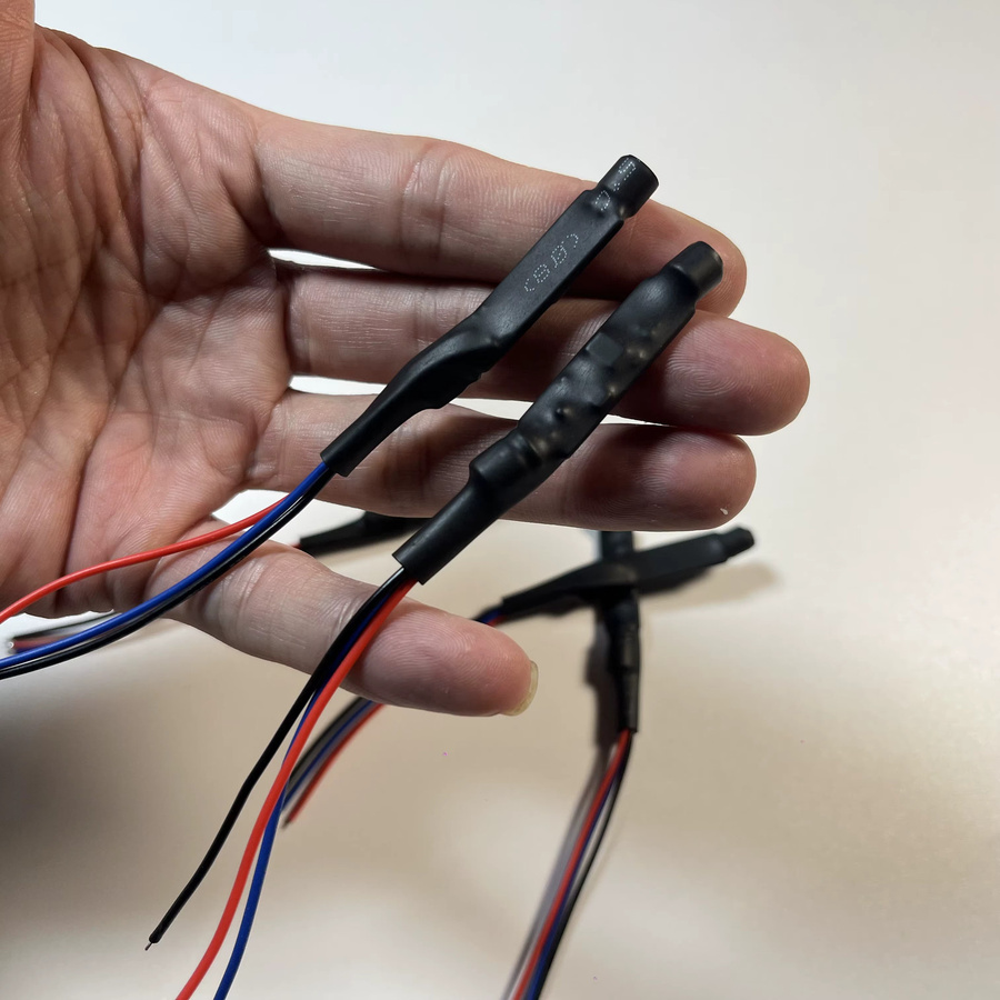 ACDML Mini-Audio-System Set mit 5 Tonaufnahmegeräten und DC-Stromkabeln in Schwarz für CCTV-Überwachungskameras - Bild 3