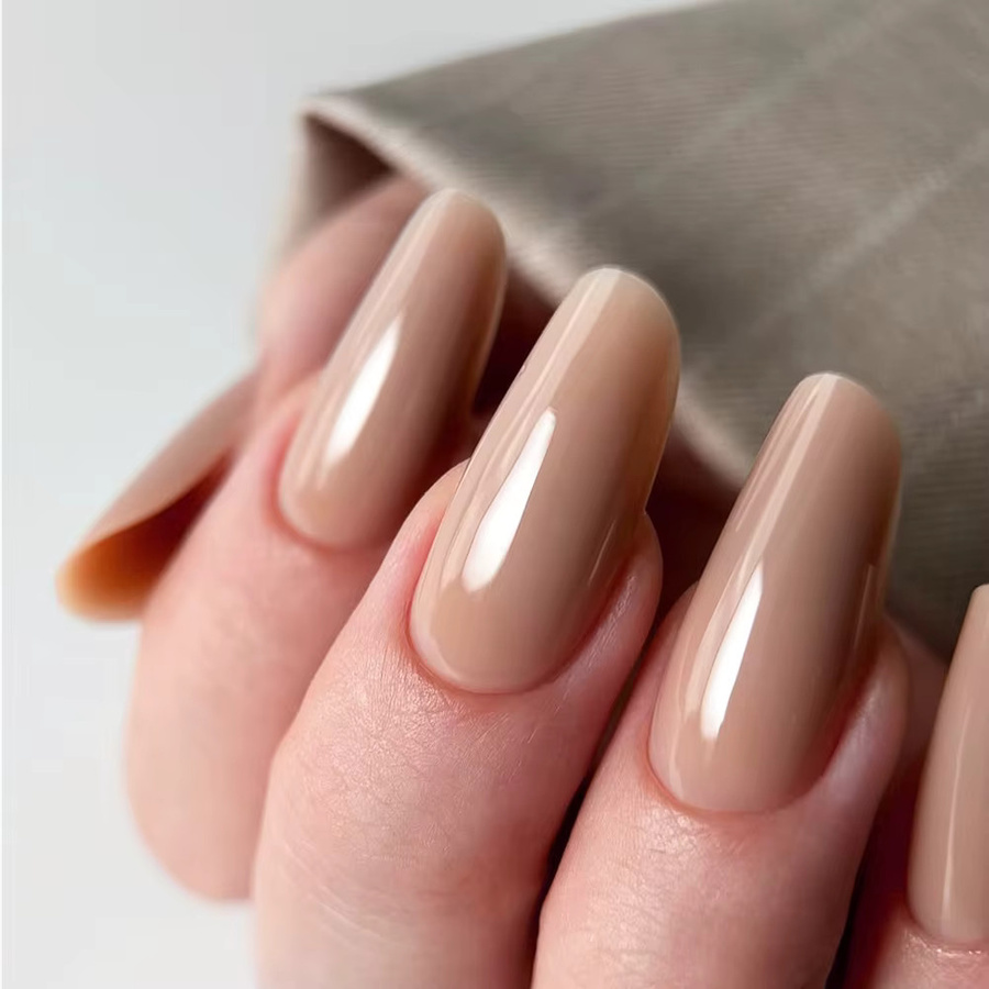Jillnails Aufbaugel Nagellack, Braun, Glänzend, HEMA- und TPO-frei - Bild 3