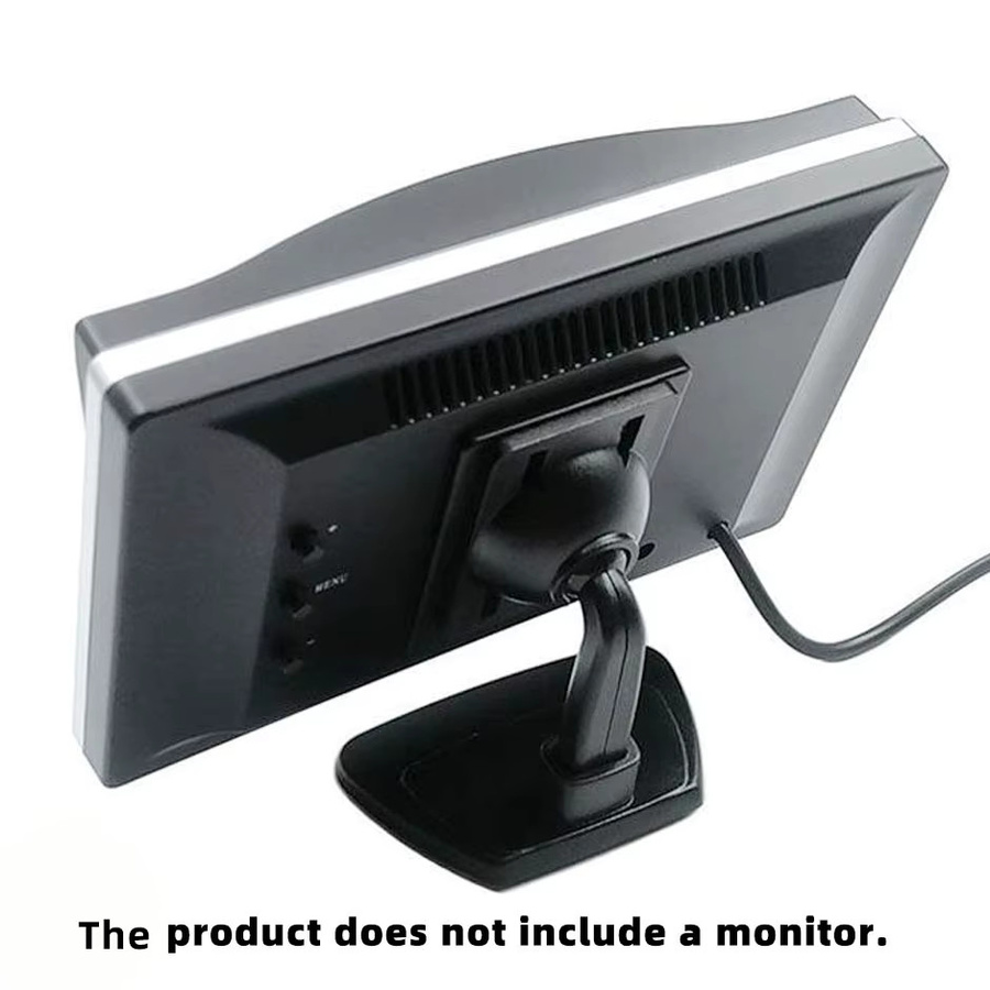 QXNY Universal Monitorhalterung für Armaturenbrett in Schwarz für 4,3 bis 5 Zoll Displays, Tablets und Smartphones - Bild 2