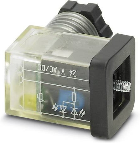 Phoenix Contact Ventilstecker SACC-VB-3CON-M12/C-1L-SV 24V transparent - Bild 1