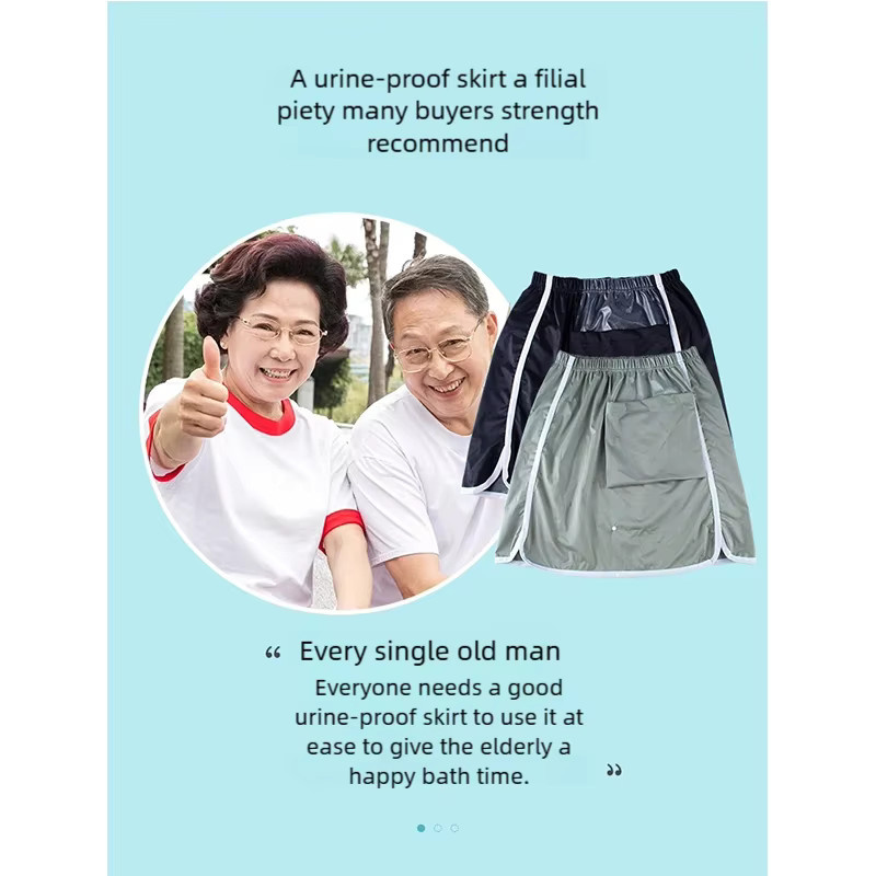 AIO Windelrockhose für Erwachsene, Unisex, wasserdicht, waschbar - Bild 2