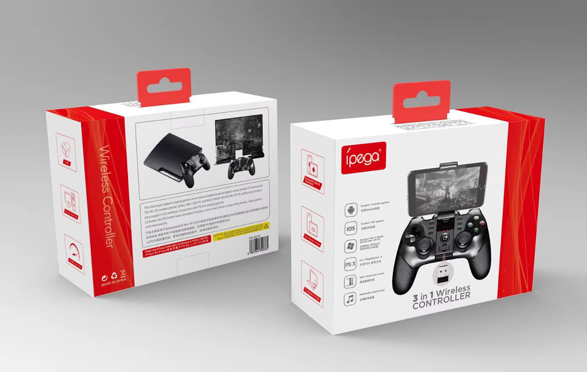IPEGA Wireless Gaming Controller PG-9076 in Schwarz für Nintendo Switch und PC mit Turbo-Beschleunigung und 2,4-GHz-Empfänger - Bild 6