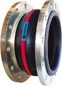 Wilo Kompensator DN 100 aus Stahl und Neopren in Silber und Schwarz - Bild 1