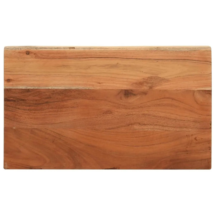 vidaXL Tischplatte aus Akazien-Massivholz in Braun, Rechteckig, B/T/H: 60 x 20 x 3,8 cm - Bild 2