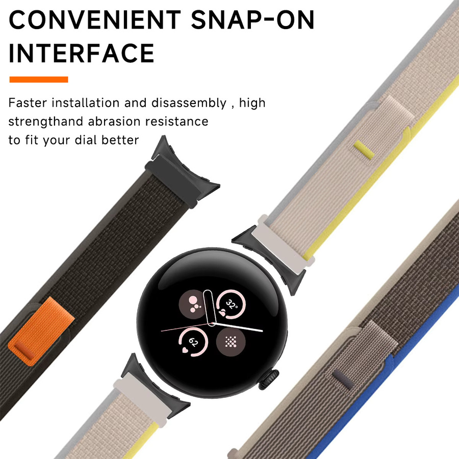 Trail Loop Uhrenarmband, Nylon, Schwarz, Unisex, 45 mm - Bild 4