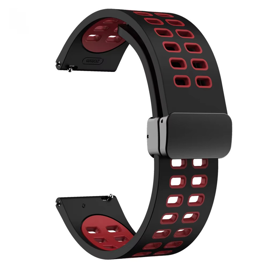 Geekthink Uhrenarmband Silikon, Schwarz, Unisex - Bild 3