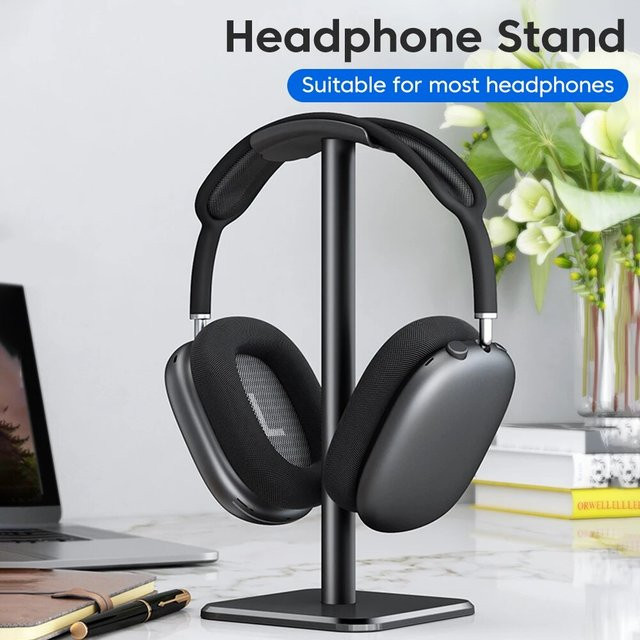 elough Universal Kopfhörer Ständer aus Aluminium Legierung in Schwarz für Gaming Headsets - Bild 1