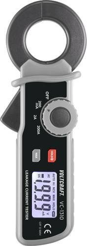 Voltcraft VC-1310 Digitale Leckstromzange CAT II 600V in Weiß-Grau - Bild 1