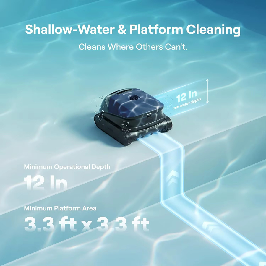 Beatbot Sora 10 Kabelloser Pool-Reinigungsroboter für Innen- und Aufstellpools mit 300 Min. Laufzeit und 6800 GPH Reinigungsleistung - Bild 2