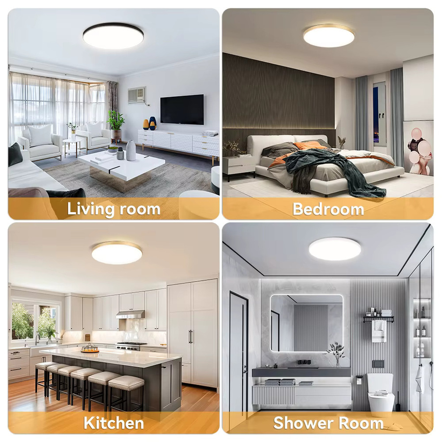CANMEIJIA LED-Deckenleuchte wasserdichte LED-Panelleuchte in Weiß für Küche, Badezimmer und Balkon - Bild 3