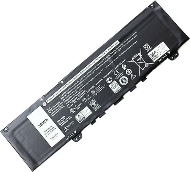 Dell Akku RPJC3, 38 Wh, 3 Zellen, Schwarz - Bild 1