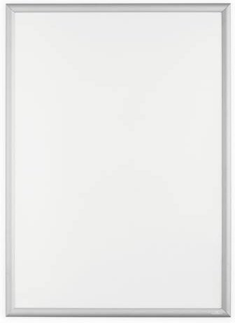 Durable Klapprahmen Silber aus Aluminium für DIN A1 B/H/T: 66 x 90 x 1,2 cm - Bild 1