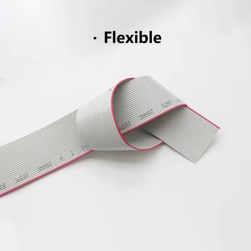 UL2651 Flachbandkabel Grau 1,27 mm Pitch 28 AWG Datenkabel für 2,54 mm IDC-Anschluss - Bild 2