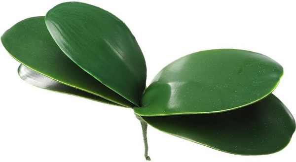 Tooarts Phalaenopsis Orchideenblätter als Simulationspflanze in Schwarz und Grün für die Tischdekoration oder Hochzeitsdekoration