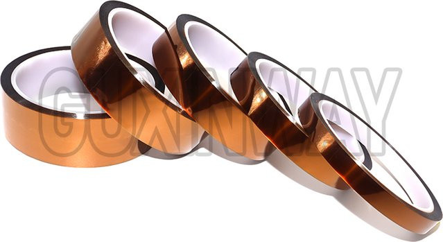 GUXINWAY Polyimid-Klebeband goldfarben, antistatisches Lithium-Batterie-Isolierband, hochtemperaturbeständig, 30 m Länge - Bild 1