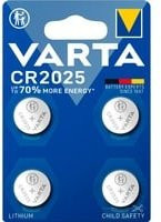 VARTA Lithium Knopfzelle CR2025, 3 Volt, Silber - Bild 1
