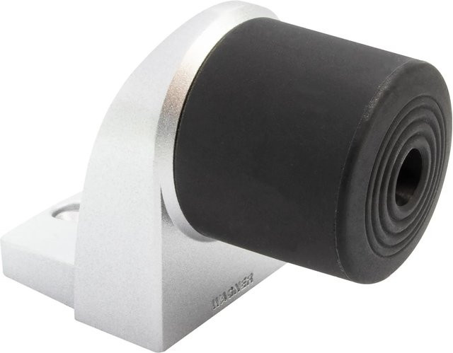 Wagner Bodentürstopper BACK DOOR EH 5001 aus Zinkdruckguss zum Schrauben, alusilber-schwarz, H x B x T: 9,5 x 6,8 x 5,2 cm - Bild 1