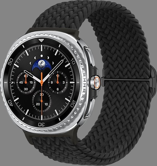 Uhrenarmband Textil/NATO, Schwarz, Unisex, für Samsung Galaxy Watch 8/8 Classic/Ultra - Bild 1