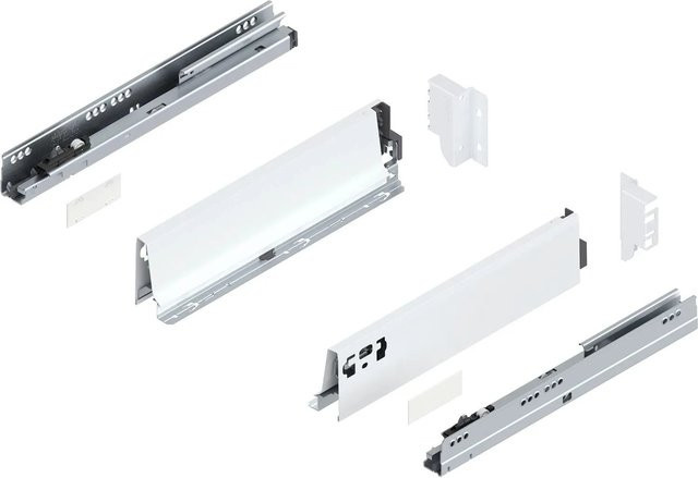 Blum Tandembox antaro M Vollauszug Blumotion Seidenweiß 350 mm 30 kg - Bild 1