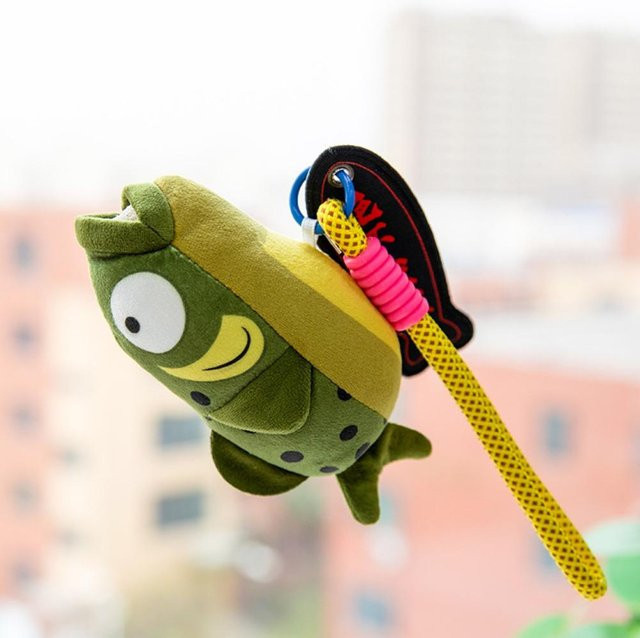 Schlüsselanhänger Linyi toy, Simulation Fisch, Beige, Kinder - Bild 1
