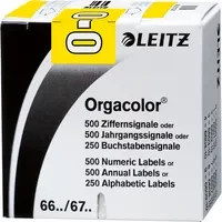 Leitz Buchstabensignal Orgacolor gelb zur Markierung aus Papier - Bild 1