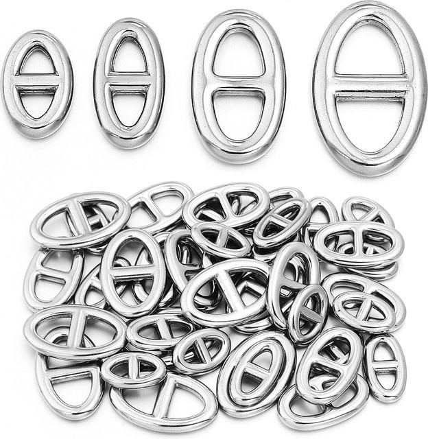 lingsai Anhänger Edelstahl, Silber, Unisex - Bild 1