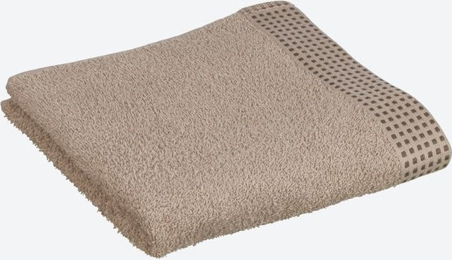 NKD Frottee-Handtuch MODERN aus 100% Baumwolle in Beige oder Braun, B: 50 cm, L: 100 cm - Bild 1