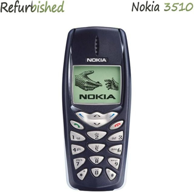 Nokia 3510 Refurbished Mobiltelefon Dunkelblau mit 1 SIM Karte - Bild 1