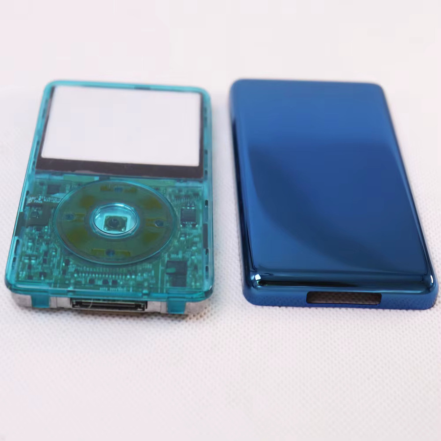Apple Ersatzgehäuse für iPod Video 5. und 5,5. Generation mit transparenter Frontplatte und Clickwheel-Mittelknopf - Bild 3