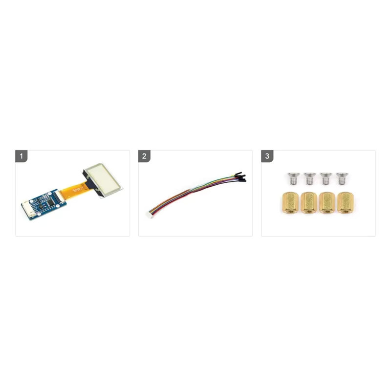 COTTBT Transparenter OLED-Bildschirm mit 1,51 Zoll und 128 x 64 Auflösung über SPI/IIC I2C Schnittstelle - Bild 2