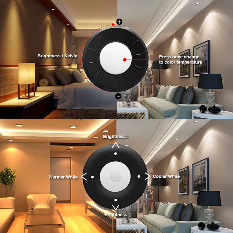 Miboxer FUT006 FUT007 2,4 GHz 4-Zonen RF Wireless CCT LED-Streifen-Controller mit drehendem Rad und Touch-Fernbedienung - Bild 4