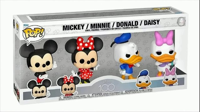 Funko Disney 100 Classics 4er-Pack Mickey Minnie Donald Daisy - Bild 1