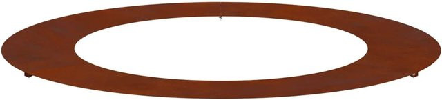 vidaXL Pflanzring aus Stahl in Braun für den Garten Ø 90 cm - Bild 1