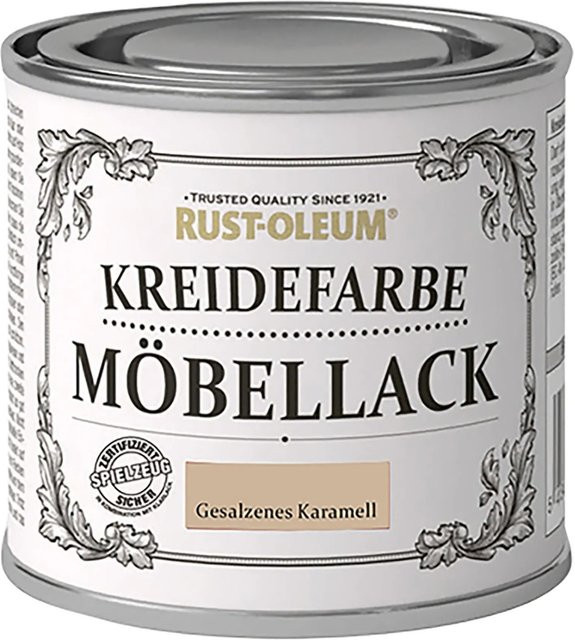 Rust-Oleum Kreidefarbe Möbellack Gesalzenes Karamell in Braun und Beige, 125 ml - Bild 1
