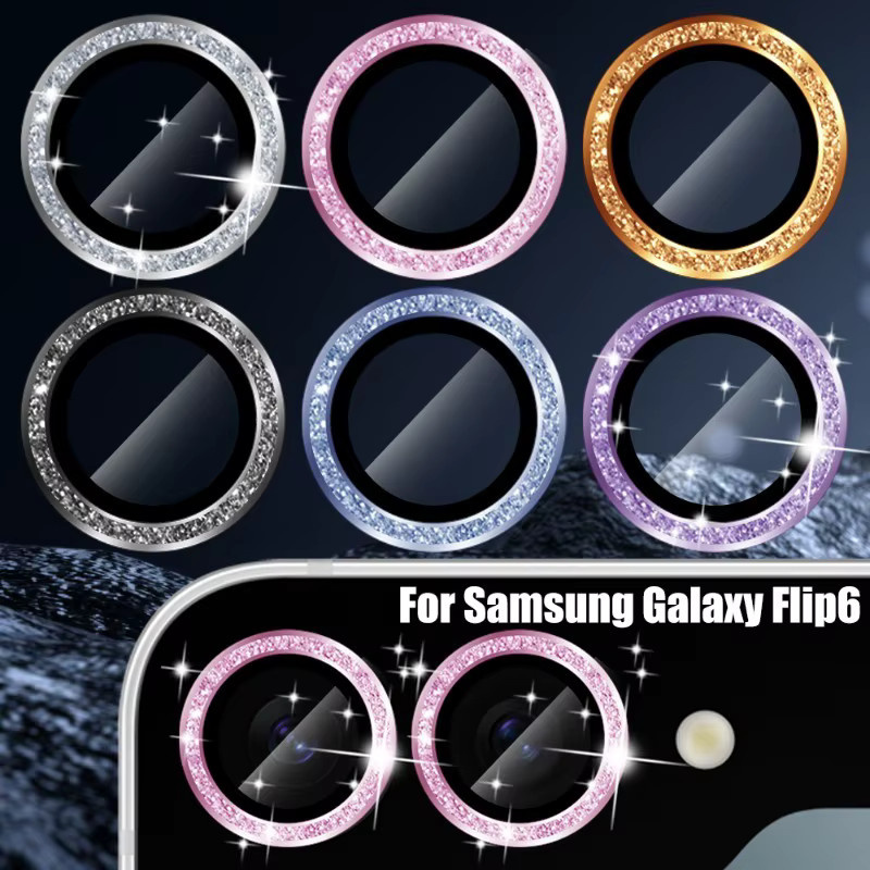 Bling Tiny Diamond Alloy Kameraglas-Schutz für Samsung Galaxy Z Flip 7 6 5 4 3 Multicolour - Bild 5