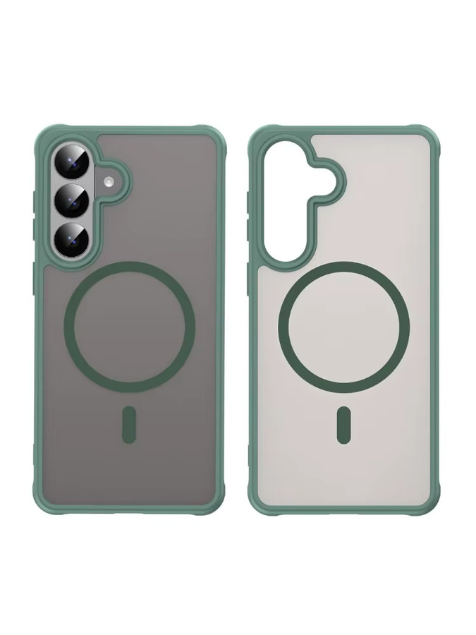 Lionxi Handyhülle für Samsung Galaxy S26 Ultra / S26 Plus / S26 / S26+ mit magnetischer Rückseite und kabelloser Ladefunktion, matt, Schwarz oder Grün - Bild 3