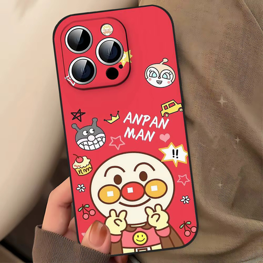 Anime A-Anpanman Handyhülle in Schwarz passend für iPhone Modelle - Bild 2