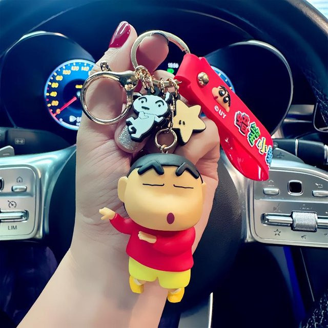 Fashnics Crayon Shin-chan Schlüsselanhänger, Kawaii Anime Cartoon Figuren - Bild 1