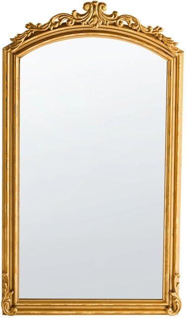 Beliani Wandspiegel GORGES in Gold aus Metall und Glas, B/T/H: 55 x 6 x 96 cm - Bild 1