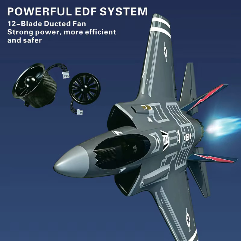 WLTOYS F-35 Lightning RC-Flugzeug, Segelflugzeug, ab 14 Jahren - Bild 3