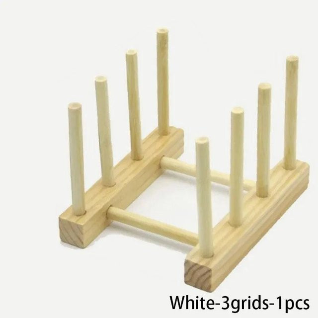Multifunktions-Holzständer von Household supplies MH als Organizer für Küche und Tisch in Beige - Bild 1