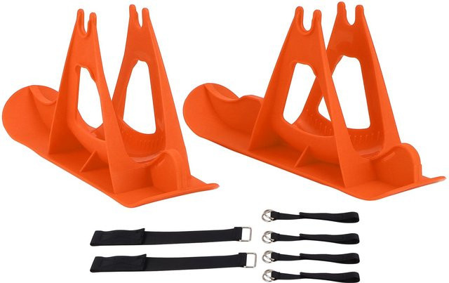 Neoglint Balanced Car Skis Kinder Snowboard Schlitten, Orange - Bild 1